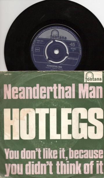 Hotlegs - Neanderthal Man -7'' 1970 (pre 10CC) NL persing    beschikbaar voor biedingen