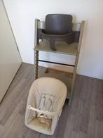 Stokke Tripp Trapp kinderstoel, met newbornset en babyset, Ophalen, Gebruikt, Meegroeistoel, Stoelverkleiner