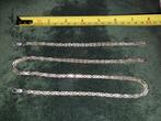 Zilveren Koningsketting 60cm + Armband 20cm, Sieraden, Tassen en Uiterlijk, Kettingen, Ophalen of Verzenden, Zo goed als nieuw