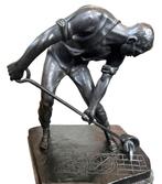 ==Hermann Nolte 1873-1935 ==ijzergieter==BRONS==, Antiek en Kunst, Antiek | Koper en Brons, Ophalen, Brons