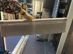 248. vouwgordijn 71 cm br x 124 cm h taupe bediening links, Huis en Inrichting, Ophalen, Overige kleuren, 100 tot 150 cm, Nieuw