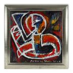 Uniek schilderij van Rob van Trier - 60 x 60 cm, Antiek en Kunst, Kunst | Schilderijen | Modern, Ophalen of Verzenden