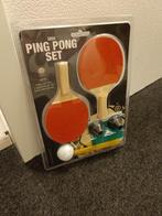 Ping pong set mini (leuk voor Sint/kerst!), Sport en Fitness, Tafeltennis, Ophalen of Verzenden, Nieuw, Net, Batje(s) of Balletje(s)
