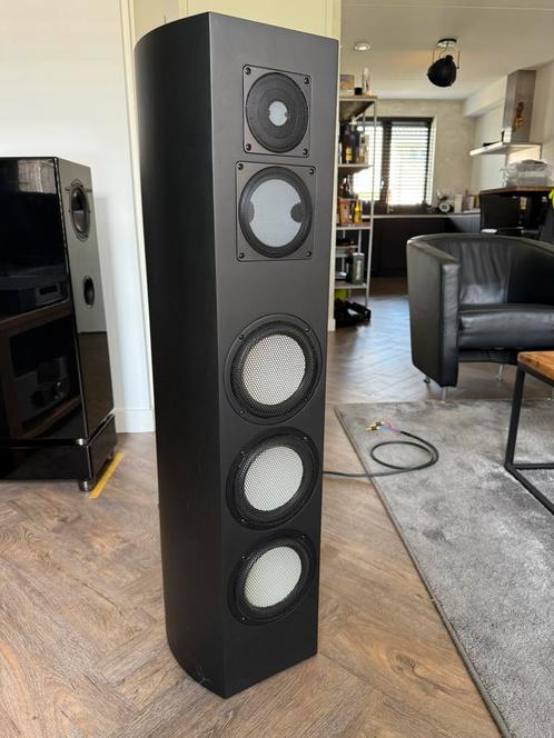 Lumen white flame professionele zelfbouw Luidsprekers!, Audio, Tv en Foto, Luidsprekers, Zo goed als nieuw, Front, Rear of Stereo speakers