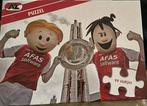 AZ Alkmaar Puzzels - 99 Stukjes, Hobby en Vrije tijd, Denksport en Puzzels, Ophalen of Verzenden, Minder dan 500 stukjes, Zo goed als nieuw