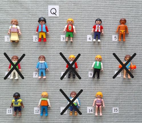 Playmobil Poppetje Q, Kind, Kinderen, Baby, Per St 0,75 euro, Kinderen en Baby's, Speelgoed | Playmobil, Zo goed als nieuw, Los playmobil