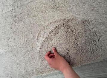 Beige Fluffy Vloerkleed - Zo Goed Als Nieuw beschikbaar voor biedingen