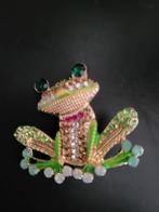 Kikker broche, Sieraden, Tassen en Uiterlijk, Broches, Ophalen of Verzenden, Nieuw, Overige materialen