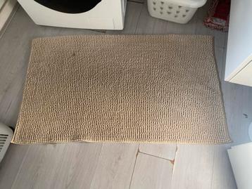 Beige Badmat Rechthoekig 70x117cm beschikbaar voor biedingen