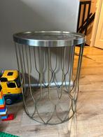 2x Leen Bakker Verdi bijzettafel - Messing, Huis en Inrichting, Tafels | Bijzettafels, Minder dan 55 cm, Gebruikt, Metaal of Aluminium