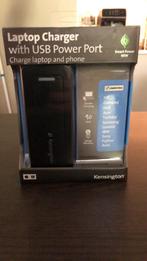 Kensington Wall Laptop Power Adapter met USB-voedingspoort, Computers en Software, Harde schijven, Kensington, Ophalen of Verzenden