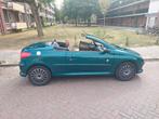 Peugeot 206 2.0 16V CC 2002 Groen, Auto's, 136 pk, 4 cilinders, Cabriolet, 49 €/maand