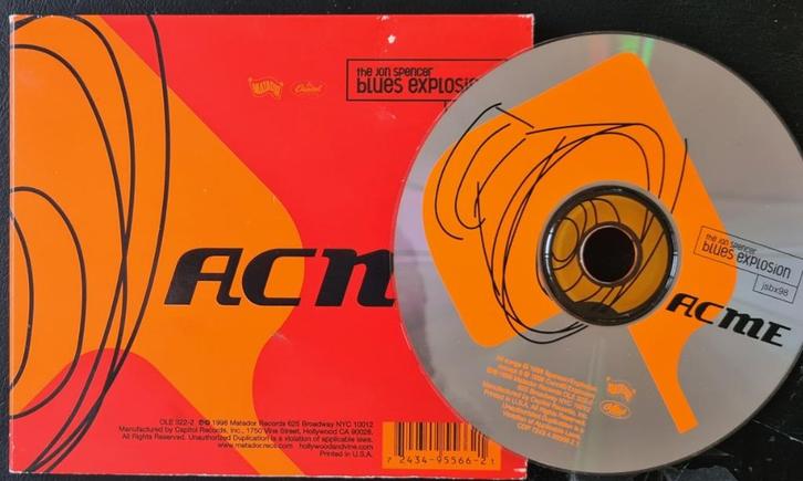 JON SPENCER BLUES EXPLOSION - Acme ( CD ), Cd's en Dvd's, Cd's | Rock, Zo goed als nieuw, Poprock, Ophalen of Verzenden