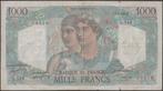 Frankrijk 1000 francs 1949 gebruikt/scheurtjes p.130b(nr 19), Verzenden, Frankrijk, Los biljet
