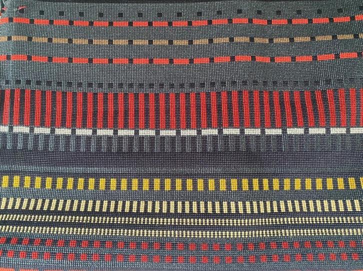 Maharam Point 007 by Paul Smith; 2x restant meubelstof, Hobby en Vrije tijd, Stoffen en Lappen, Nieuw, Overige materialen, 120 cm of meer