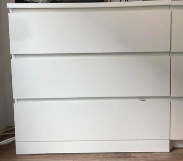 Witte Ladekast met 3 Laden beschikbaar voor biedingen