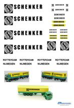 Vrachtauto decal 1:50 Schenker ( trailer of combi ), Hobby en Vrije tijd, Modelauto's | 1:50, Nieuw, Overige merken, Bus of Vrachtwagen