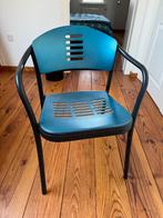 4 Kartell Mauna Kea stoelen, Ophalen, Zo goed als nieuw, Blauw, Metaal