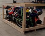 Houten krat voor 2 motoren geheel compleet in delen, Motoren, Accessoires | Overige, Ophalen, Gebruikt