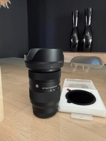 Sigma 28-70mm F2.8 + Polarisatie/ ND Filter beschikbaar voor biedingen