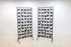 2X scherm st Atelier Marolles kamerschermen Brutalist paneel, Antiek en Kunst, Kunst | Designobjecten, Ophalen