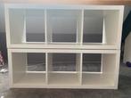 2x IKEA Kallax kast 3 vakken wit, Huis en Inrichting, Ophalen, Minder dan 50 cm, 100 tot 150 cm, Zo goed als nieuw
