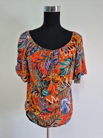 Top75 - Vrolijk gekleurd viscose topje maat L (1) beschikbaar voor biedingen