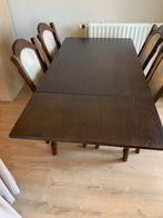 Salontafel, keukentafel uitschuifbaar + 4 stoelen, Huis en Inrichting, Complete eetkamers, Ophalen of Verzenden, Gebruikt, 4 tot 6 stoelen