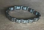 Armband stainless steel, Ophalen of Verzenden, Zo goed als nieuw, Zilver, Staal