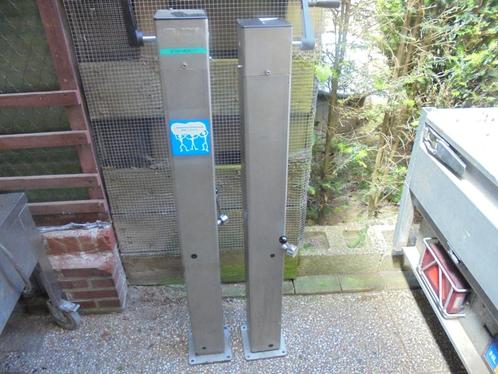 RVS steunpoot, RVS staander, uitdraaibare kolom, RVS poot., Doe-het-zelf en Verbouw, IJzerwaren en Bevestigingsmiddelen, Gebruikt