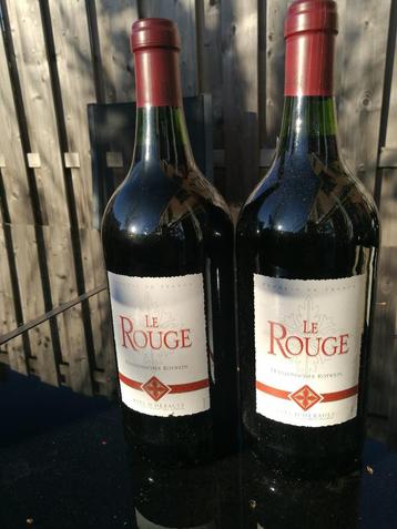 2 x LE ROUGE Franse rode wijn van 2009 - 2liter beschikbaar voor biedingen