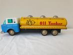 Vintage, jaren 70 blikken oiltanker mf-201 met frictie., Ophalen of Verzenden, Gebruikt