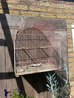 Oud metalen decoratief Frans vogelkooitje, Ophalen, Gebruikt, Metaal, Vogelkooi