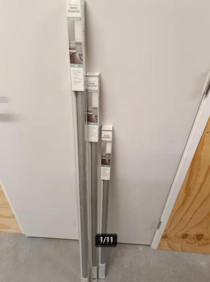 Zonnewering Verduisterend thermo rolgordijn wit 150x 100 120, Huis en Inrichting, Stoffering | Gordijnen en Lamellen, Nieuw, 150 tot 200 cm