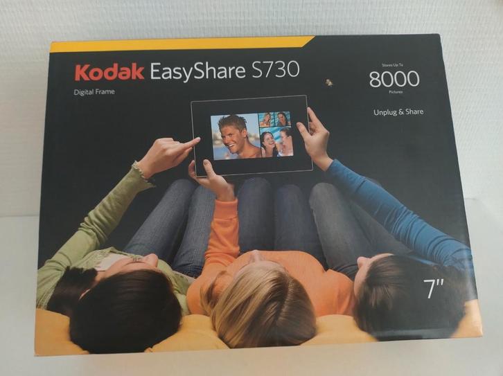 Kodak EasyShare S730 Digitaal Fotolijstje, Audio, Tv en Foto, Fotografie | Digitale fotolijsten, Gebruikt, Kleiner dan 8 inch