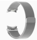 Milanese magnetische lus horlogeband 10 mm, Sieraden, Tassen en Uiterlijk, Sporthorloges, Nieuw, Android, Zilver, Ophalen of Verzenden