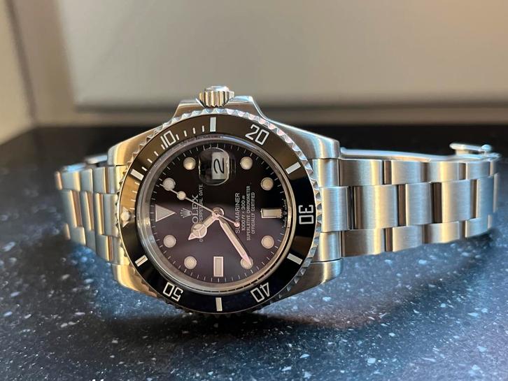 Nieuwe Rolex Submariner date., Sieraden, Tassen en Uiterlijk, Horloges | Heren, Nieuw, Polshorloge, Rolex, Staal, Staal, Ophalen of Verzenden