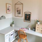 Super mooi hpl hoekbureau | bureau kind | met ikea trofast, Huis en Inrichting, Bureaus, Ophalen, Gebruikt, Bureau