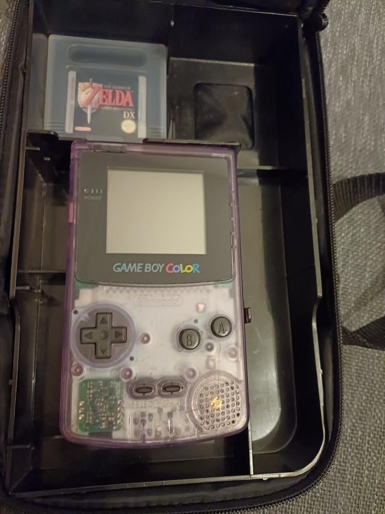 Gameboy color Transparant - Defecte Speaker + Zelda, Spelcomputers en Games, Spelcomputers | Nintendo Game Boy, Niet werkend, Game Boy Pocket