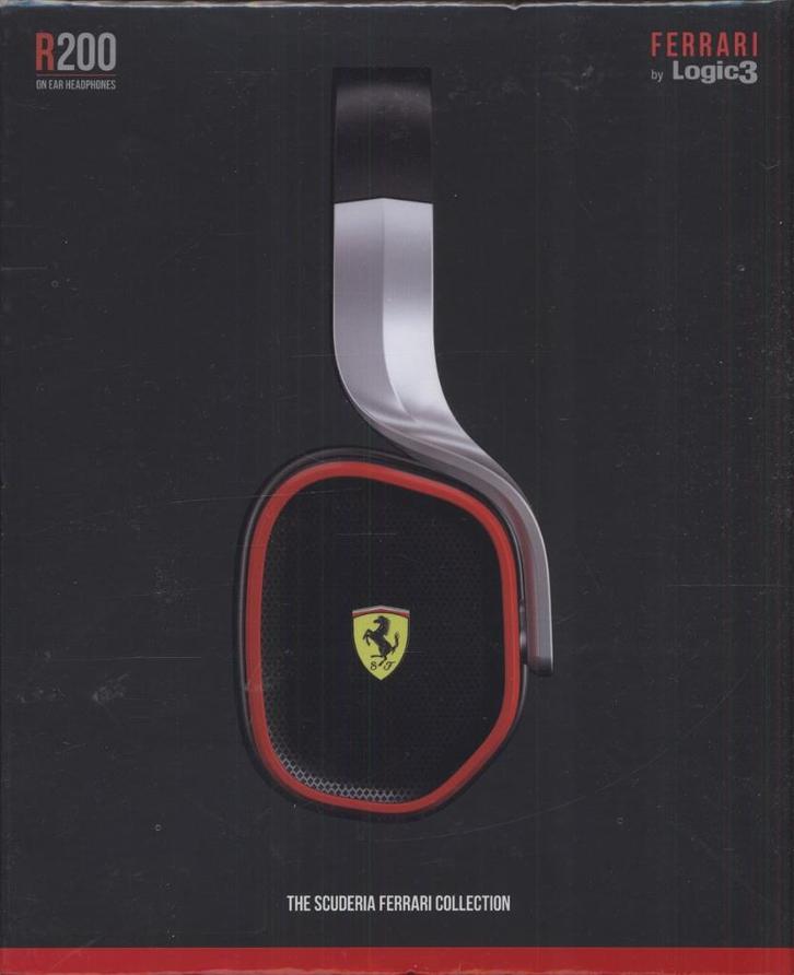 SCUDERIA FERRARI SILVER R200 ON EAR HEADPHONES LOGIC3, Audio, Tv en Foto, Koptelefoons, Nieuw, Overige merken, Verzenden