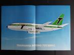 Poster van een Transavia Boeing 737/200C (N194), Gebruikt, Ophalen of Verzenden, Kaart, Foto of Prent