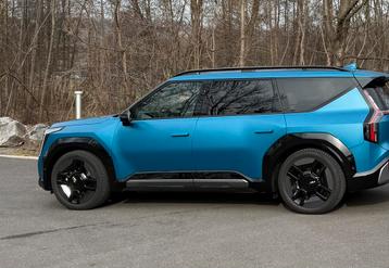 Kia EV9 GT Line Launch Ed 384pk AWD December 2024 mat Blauw beschikbaar voor biedingen
