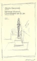 Alberto Giacometti (1901)Exp Affiche"Commanderie St Jan"Nijm, Ophalen of Verzenden