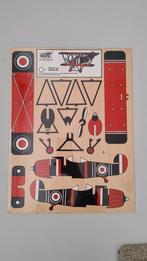 wuto bouwplaat vliegtuig, vintage, Kinderen en Baby's, Speelgoed | Educatief en Creatief, Ophalen of Verzenden, Nieuw, Knutselen