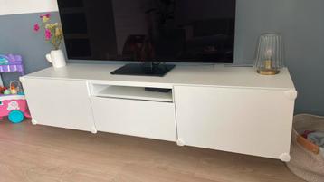 Tvmeubel wit Besta Ikea beschikbaar voor biedingen
