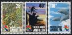 Nederlandse Antillen 1338/1340 postfris Vogel Dolfijnen 2001, Verzenden, Postfris