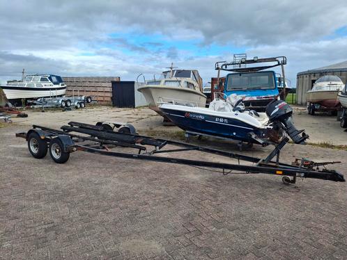 dubbelasser usa planken stallings trailers 875 p.s, Watersport en Boten, Boottrailers, Gebruikt, Overige typen, 1500 tot 3000 kg