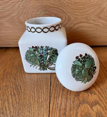 Taunton Vale vintage opbergpot voor keuken retro kruiden  beschikbaar voor biedingen