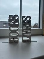 Rivièra Maison Boekensteunen Wit - Zo Goed Als Nieuw, Huis en Inrichting, Ophalen of Verzenden, Zo goed als nieuw