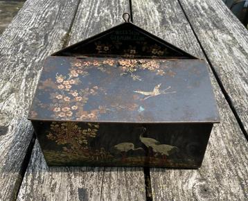 Oude Glim Blik - vintage reclame tin brocante landelijk. beschikbaar voor biedingen